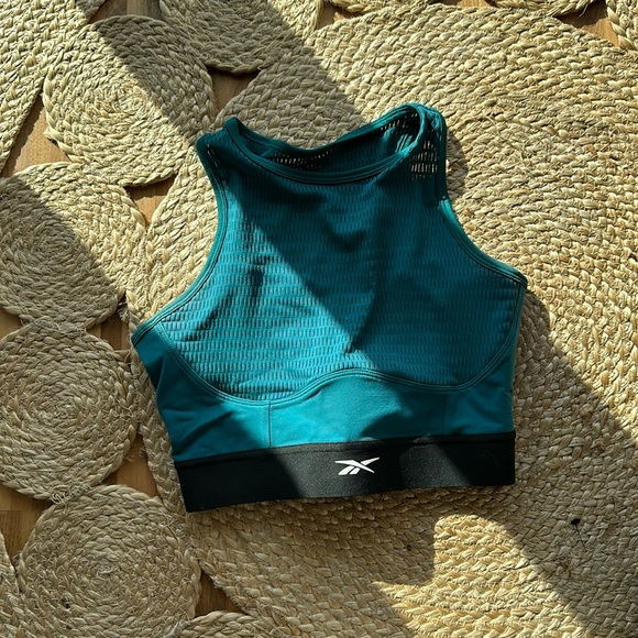 Reebok teal sports bra - Picture 1 of 1